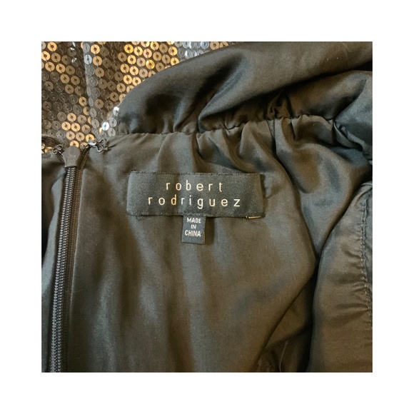 Robert Rodriguez 100% Silk Sequin Dress - Picture 9 of 10